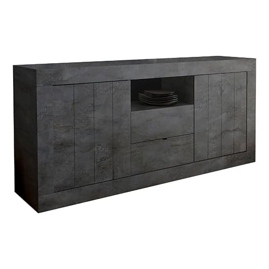 Nitro Wooden Sideboard With 2 Doors 2 Drawers In Oxide_2