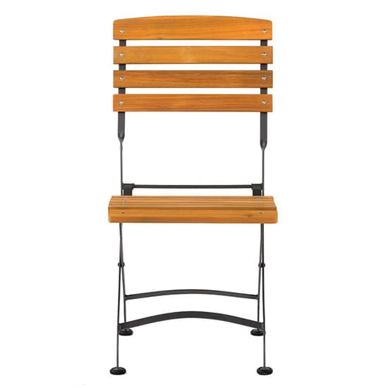 Noah Acacia Wood Folding Side Chair With Steel Frame_6