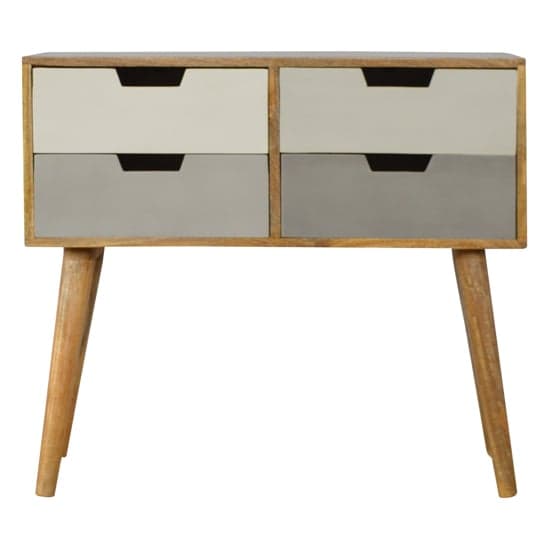 Nobly Wooden Gradient Console Table In Grey And White_2