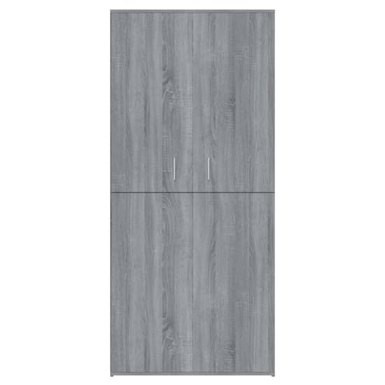 Norco Shoe Storage Cabinet With 2 Doors In Grey Sonoma Oak_4