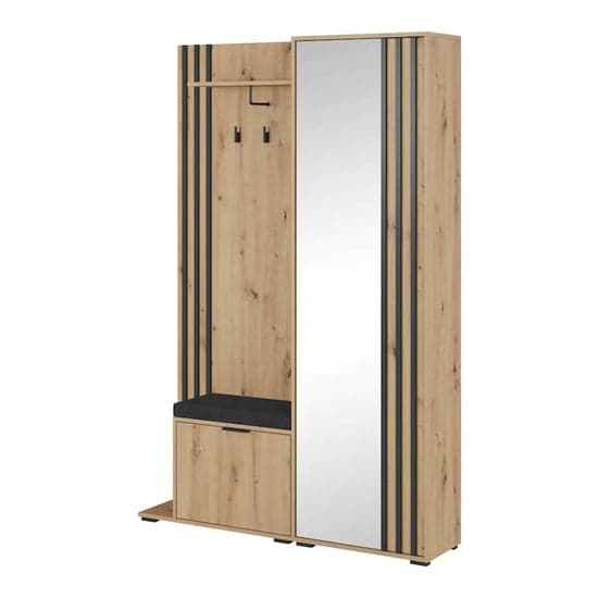 Norco Wooden Hallway Furniture Set In Artisan Oak_2