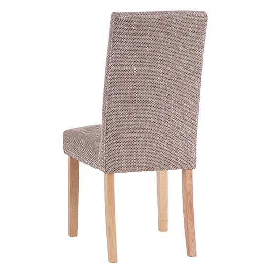 Norcross Fabric Studded Dining Chair In Tweed_3