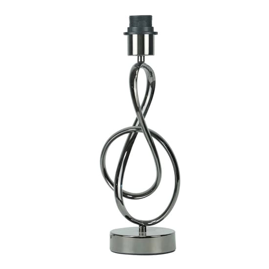 Norman Black Linen Shade Table Lamp With Black G-Clef Base_2