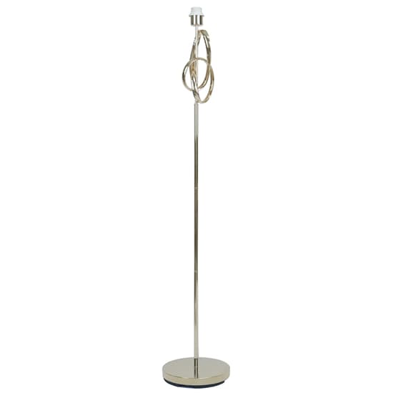 Norman Grey Linen Shade Floor Lamp With Gold G-Clef Base_4