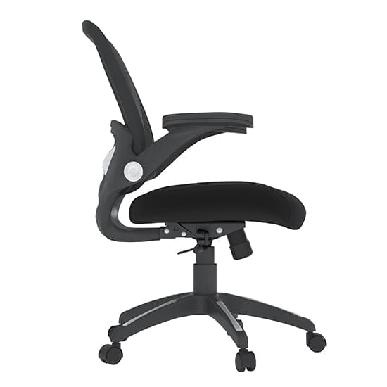 Northop Mesh Fabric Adjustable Home And Office Chair In Black_4