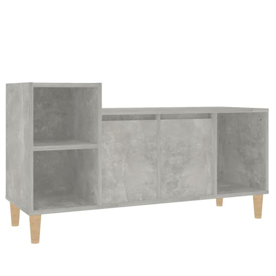 Novato Wooden TV Stand With 2 Doors In Concrete Effect_3