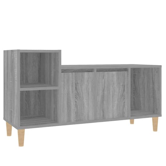 Novato Wooden TV Stand With 2 Doors In Grey Sonoma Oak_3