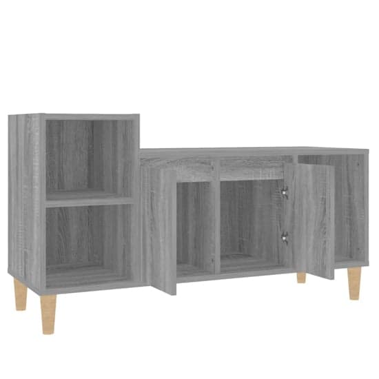 Novato Wooden TV Stand With 2 Doors In Grey Sonoma Oak_5