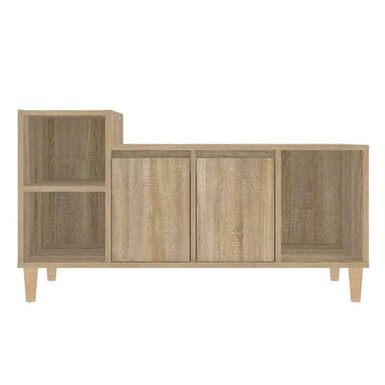 Novato Wooden TV Stand With 2 Doors In Sonoma Oak_3