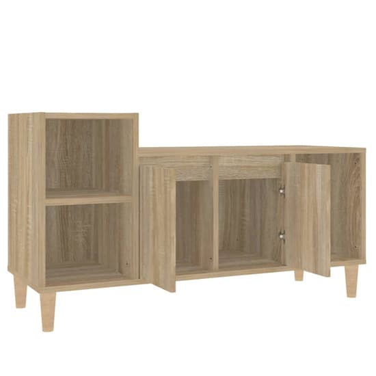 Novato Wooden TV Stand With 2 Doors In Sonoma Oak_4