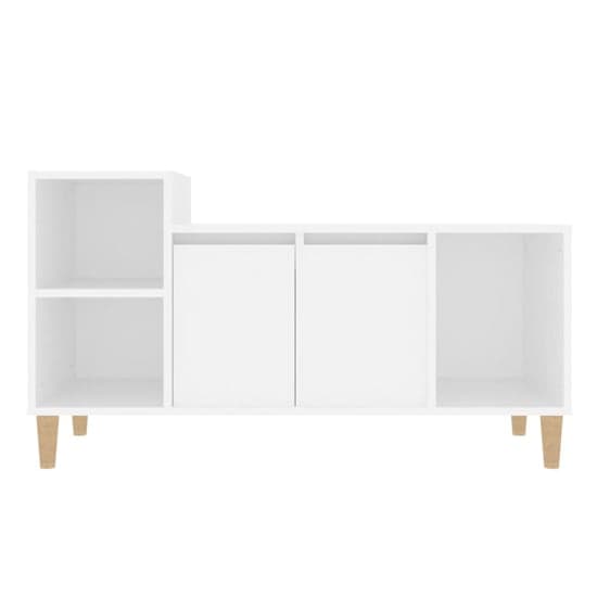 Novato Wooden TV Stand With 2 Doors In White_4