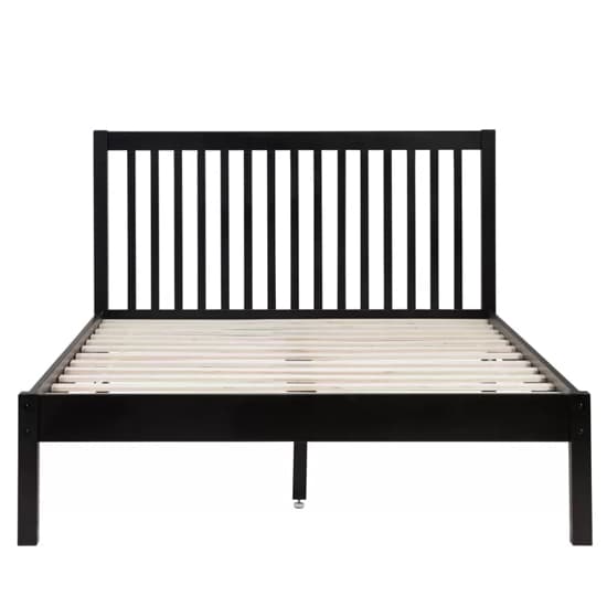 Novo Wooden Double Bed In Black_4