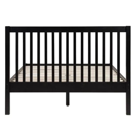 Novo Wooden Small Double Bed In Black_6