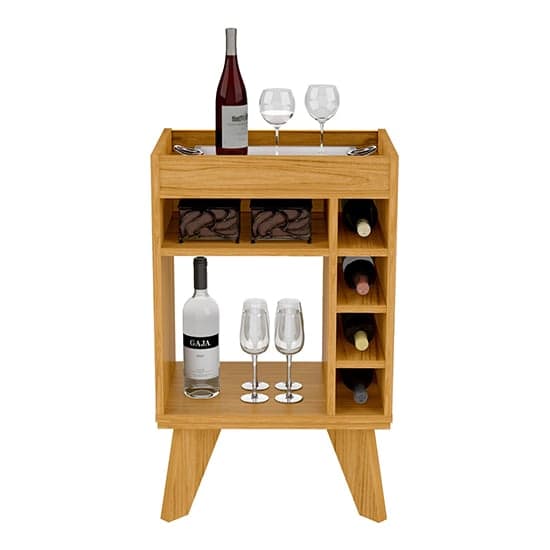 Nuneaton Wooden Mini Drinks Cabinet In Oak Effect_2