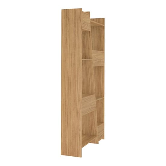 Nuneaton Tall Wooden Bookcase In Oak Effect_5