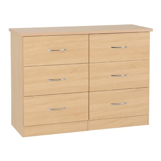 Noir Chest Of Drawers In Sonoma Oak With 6 Drawers_1
