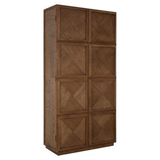 Nushagak Wooden Storage Cabinet With 2 Doors In Brown_2