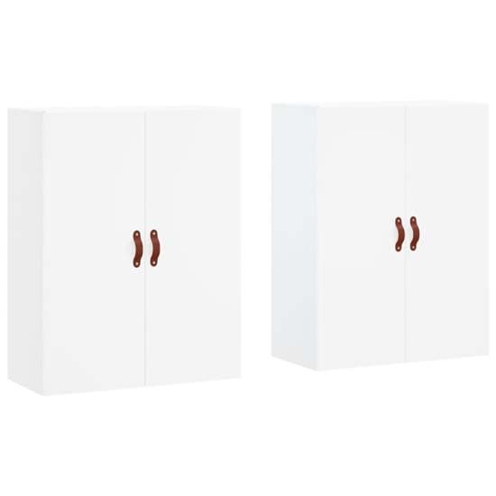 Nuuk Wooden Sideboard Wall Mounted With 4 Doors In White_2