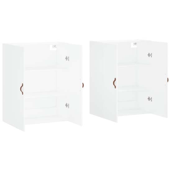 Nuuk Wooden Sideboard Wall Mounted With 4 Doors In White_3