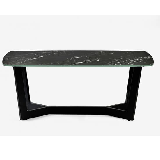 Oakley Glass Top Coffee Table In Black Marble Effect_3