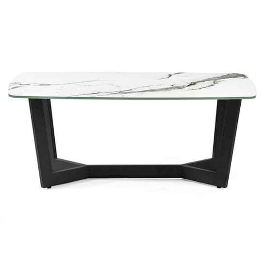 Oakley Glass Top Coffee Table In White Marble Effect_2