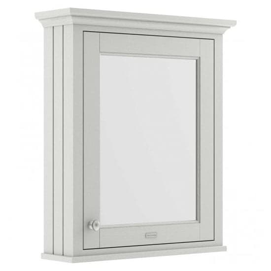 Ocala 65cm Mirrored Cabinet In Timeless Sand With 1 Door_1