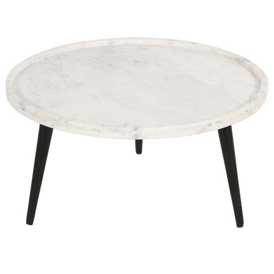 Ocala Marble Top Coffee Table In White With Black Metal Legs_3
