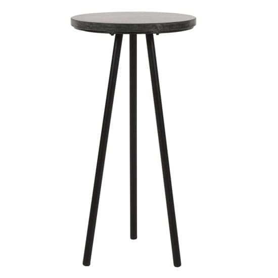 Ocala Marble Top Side Table With Black With Black Metal Legs_2