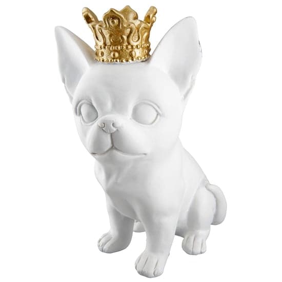 Ocala Polyresin Chihuahua Roxy Sculpture In Black And White_2