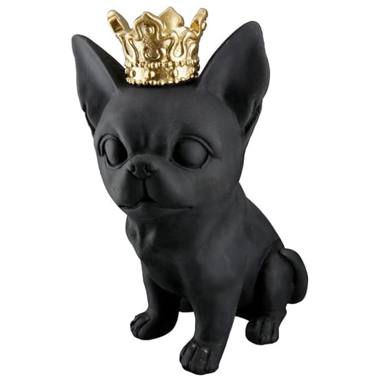 Ocala Polyresin Chihuahua Roxy Sculpture In Black And White_3