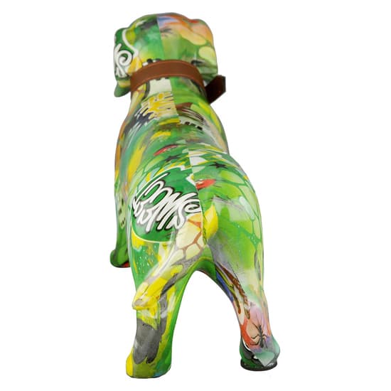 Ocala Polyresin Dog Standing Sculpture In Multicolour_3