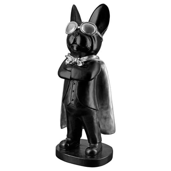 Ocala Polyresin Hero Dog Standing Sculpture In Black_2