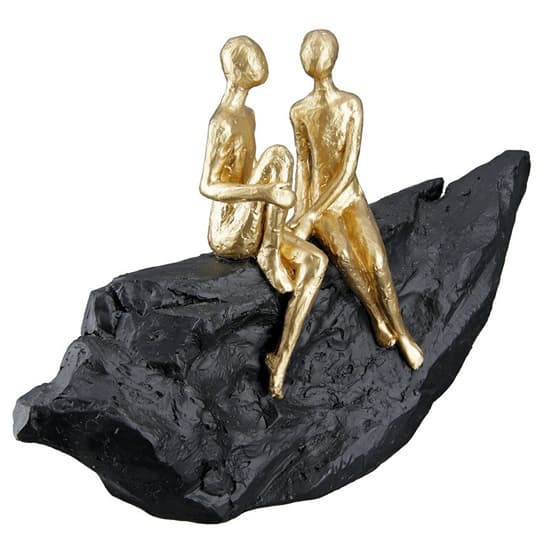 Ocala Polyresin In Love Sculpture In Gold_2