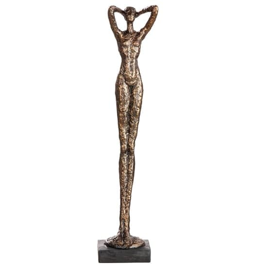 Ocala Polyresin Millenium Bronze Sculpture Small In Brown_1