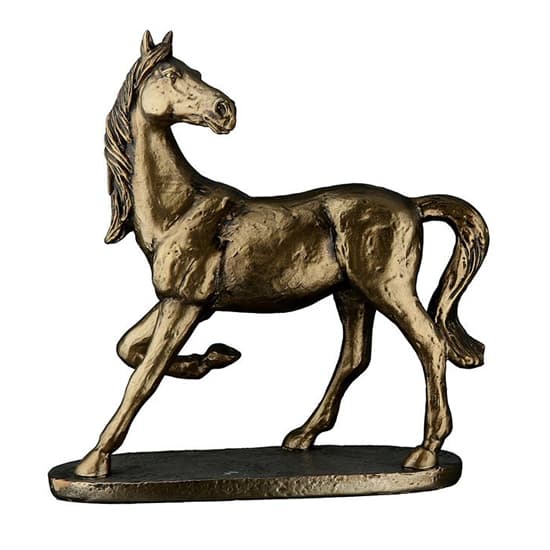 Ocala Polyresin Wild Horse Sculpture In Bronze_2
