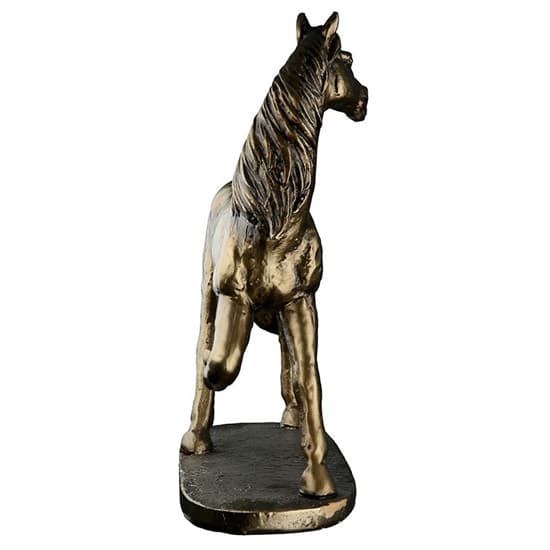 Ocala Polyresin Wild Horse Sculpture In Bronze_4