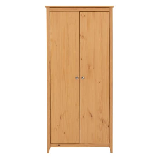 Ocala Wooden Wardrobe With 2 Doors In Antique Pine_3