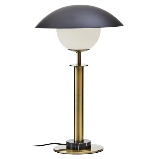Ocho Black Table Lamp With Gold Body And Black Marble Base_2
