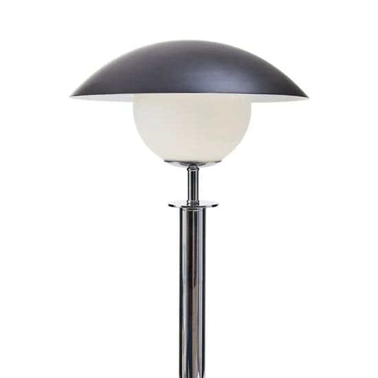 Ocho Black Table Lamp With Silver Body And Black Marble Base_3