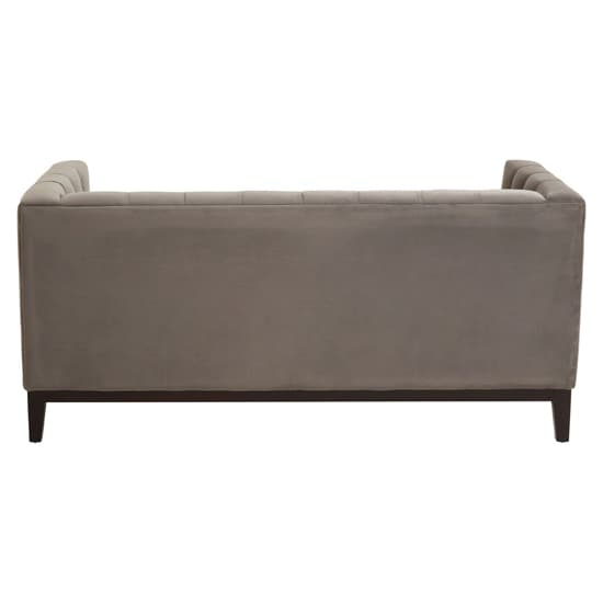 Okab Upholstered Velvet 2 Seater Sofa In Grey_3