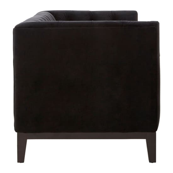 Okab Upholstered Velvet 2 Seater Sofa In Onyx Black_4