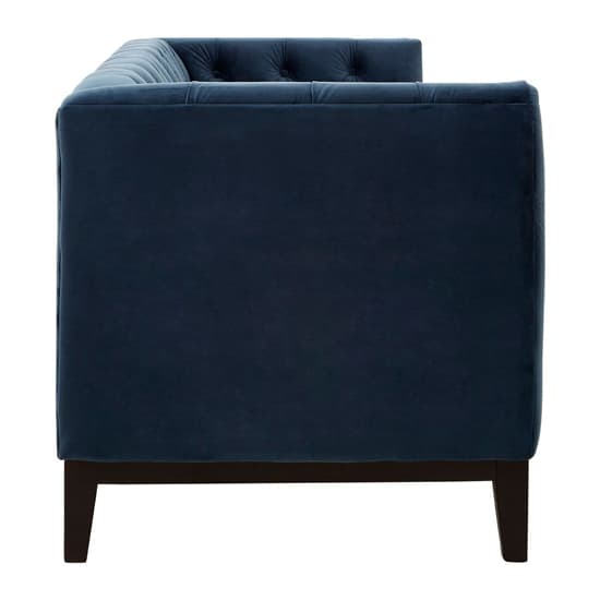 Okab Upholstered Velvet 3 Seater Sofa In Midnight Blue_4