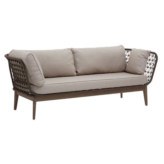 Okala Woven 3 Seater Sofa With Grey Fabric Cushion In Natural_1