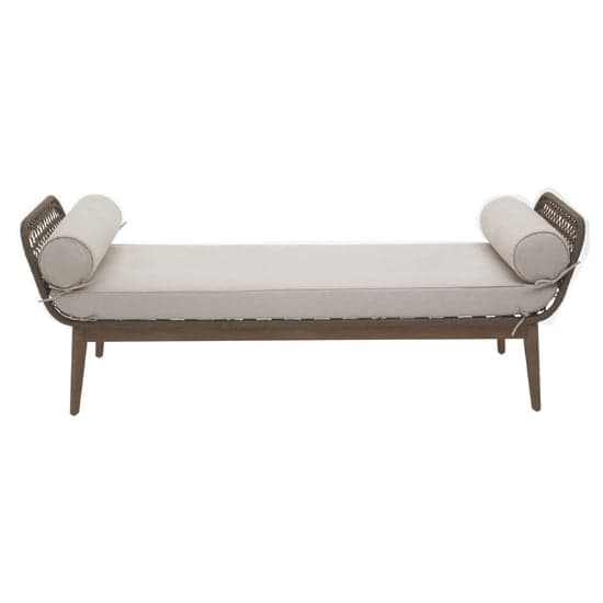 Okala Woven Day Bed With Grey Fabric Cushion In Natural_2