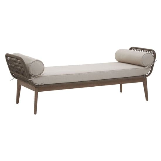 Okala Woven Day Bed With Grey Fabric Cushion In Natural_1