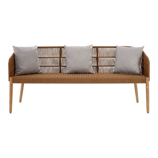 Okala Woven Latte Cotton Rope 3 Seater Sofa In Natural_2