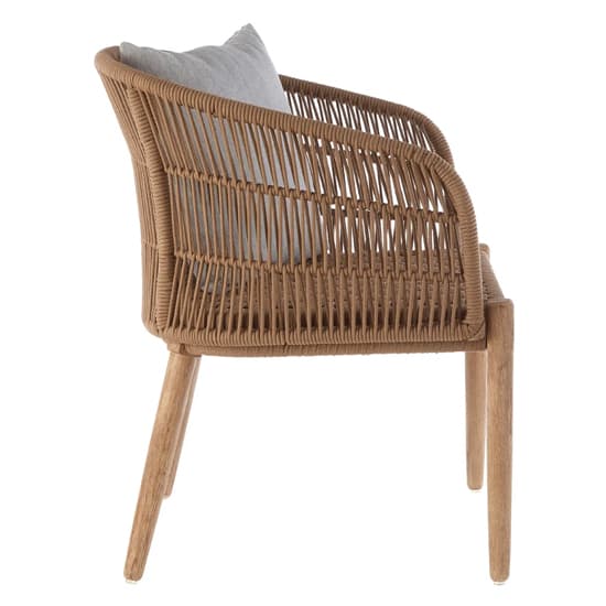 Okala Woven Latte Cotton Rope Armchair In Natural_3