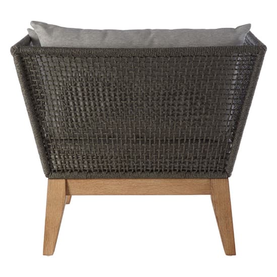 Okala Woven Rope Armchair With Wooden Frame In Light Grey_3