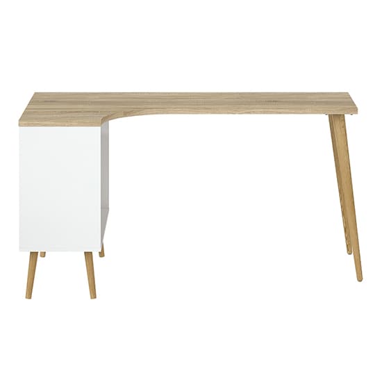 Oklo 2 Drawers Computer Desk In White And Oak_3