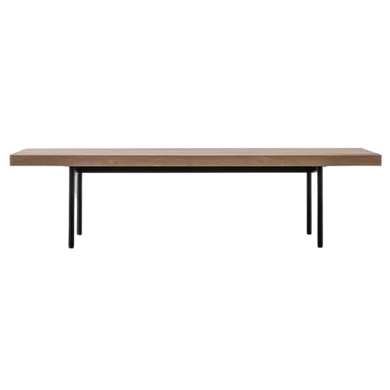Okonma Wooden Coffee Table With Metal Legs In Oak Furniture in Fashion